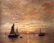 Coucher de Soleil - 亨德里克·威廉·梅斯达赫